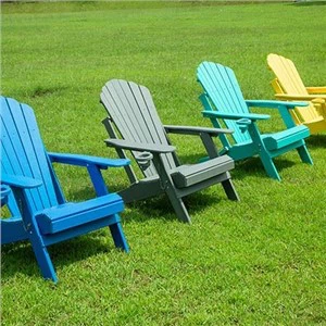 100% рециклиран пластмасов външен стол Adirondack